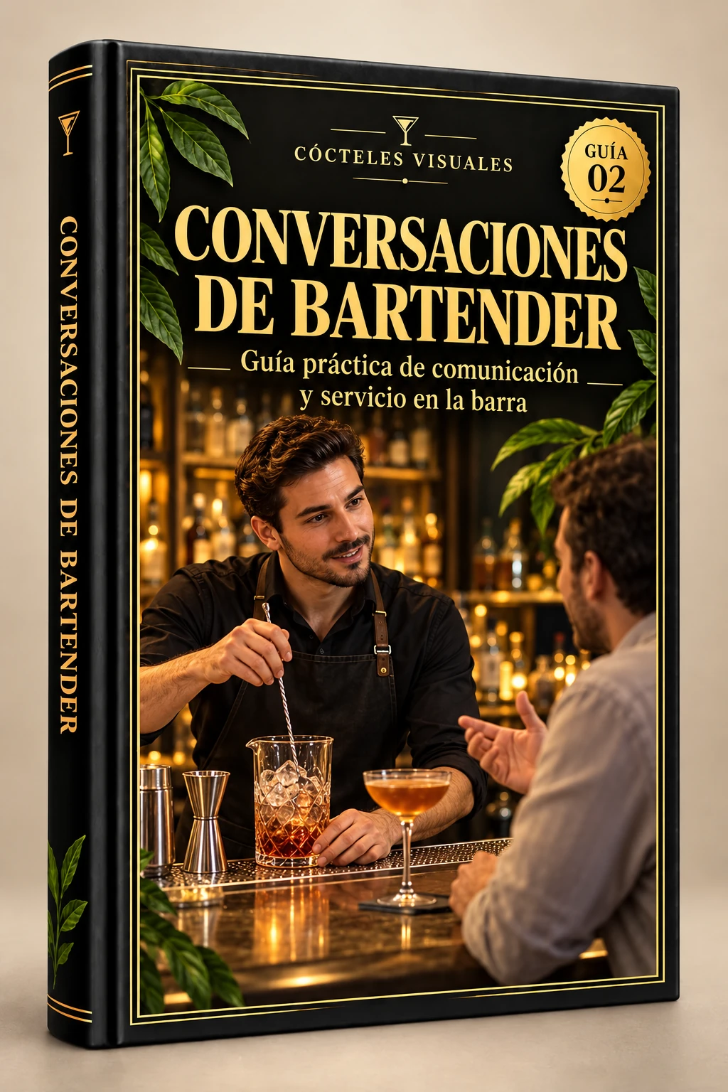 Portada de la Guía 02: Conversaciones de Bartender