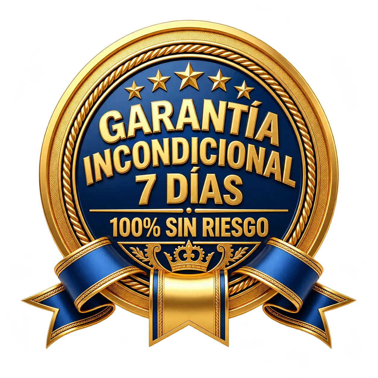 Sello de garantía incondicional de 7 días