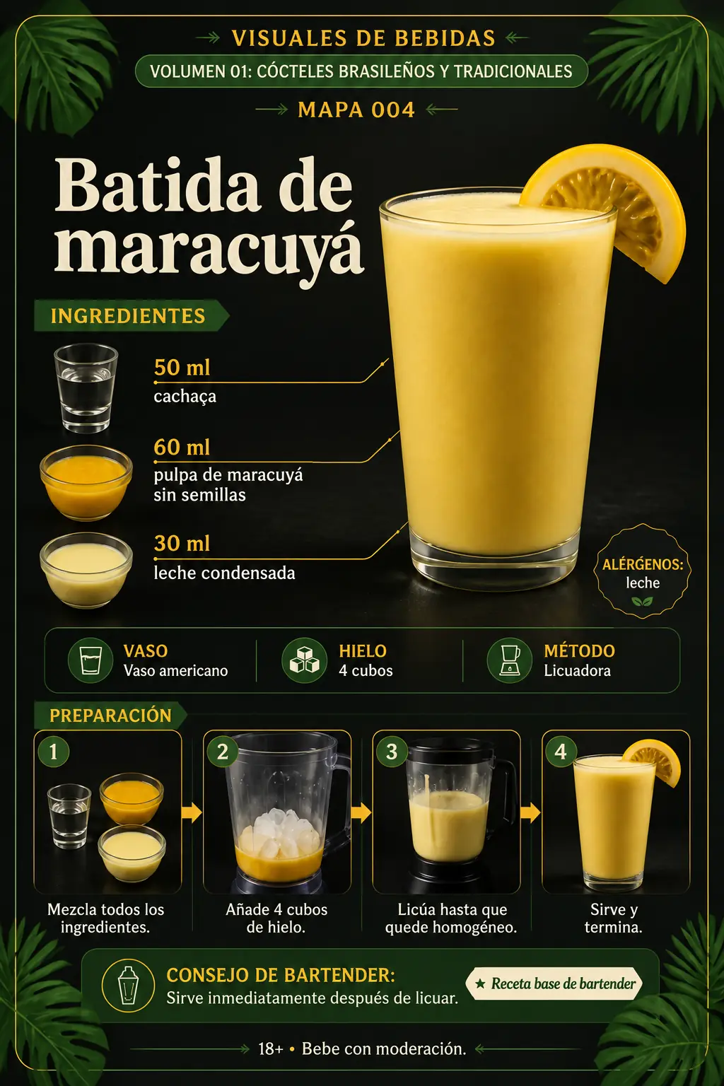 Batida de maracuyá