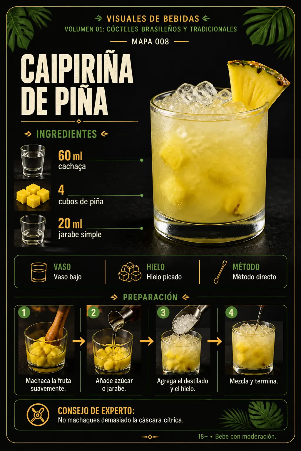 Caipiriña de piña